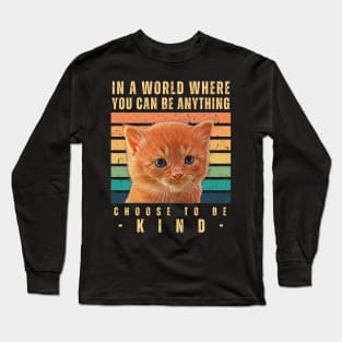 Be Kind Kindness Is Everything Long Sleeve T-Shirt